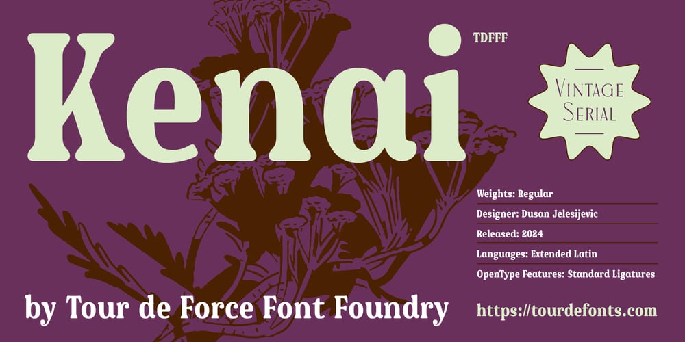 Kenai font