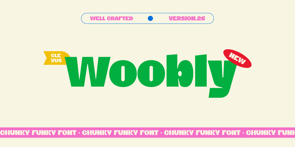 Woobly font