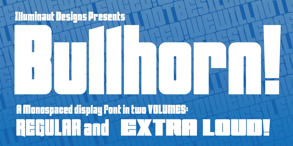 Bullhorn font