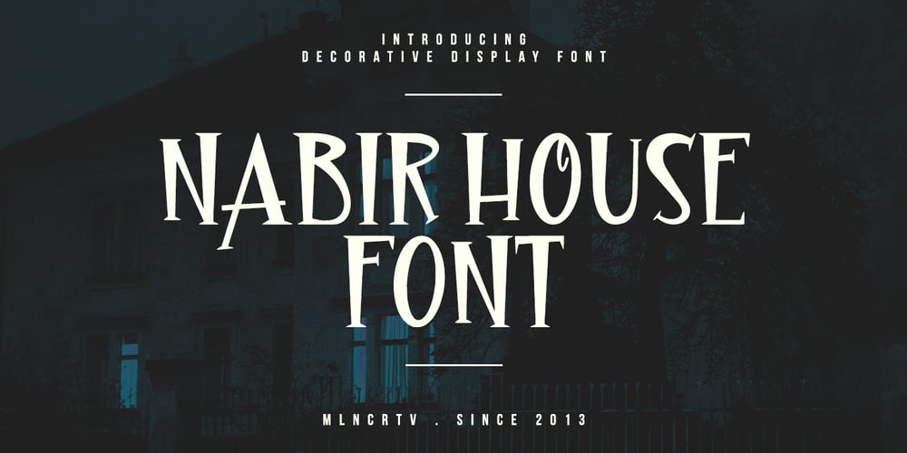 MC Nabir House font