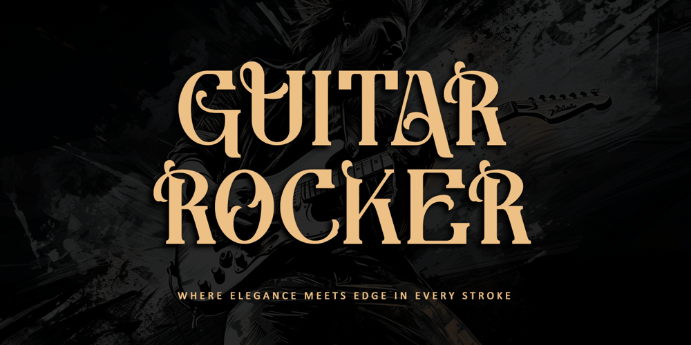 Guitar Rocker font