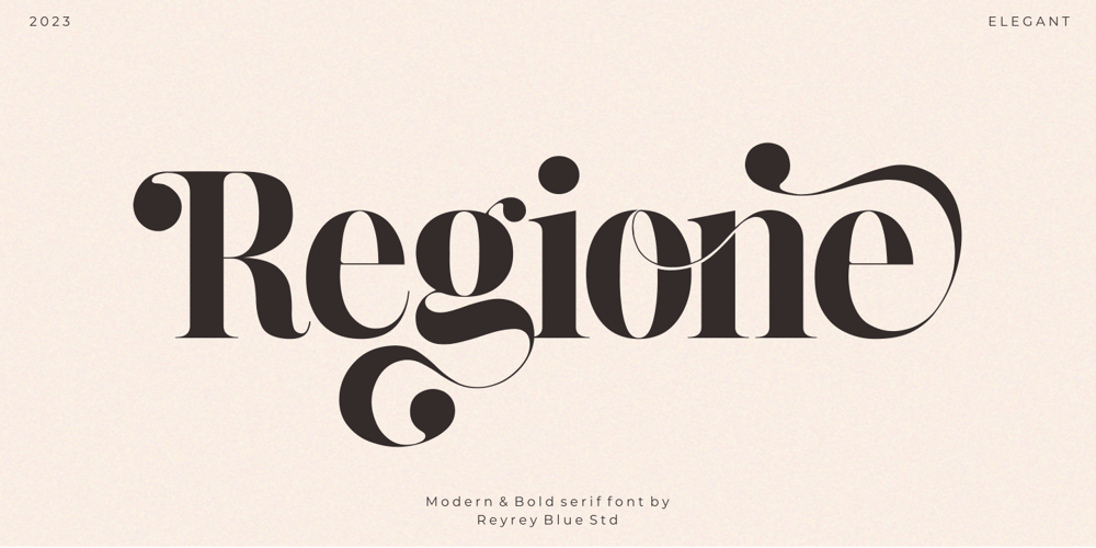 Regione font