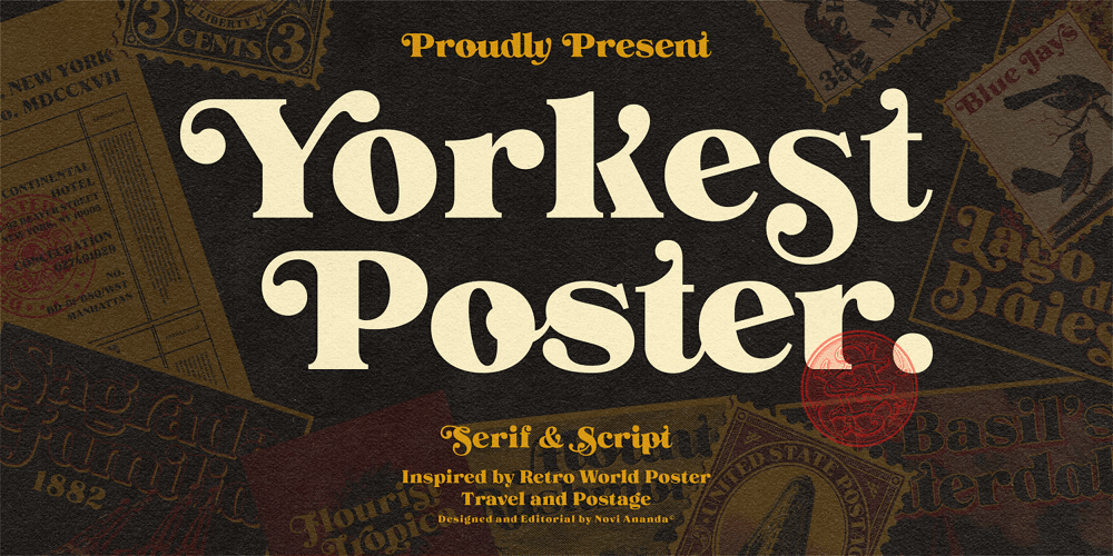 NS Yorkest Poster font