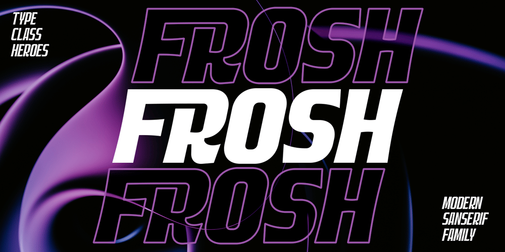 Frosh font