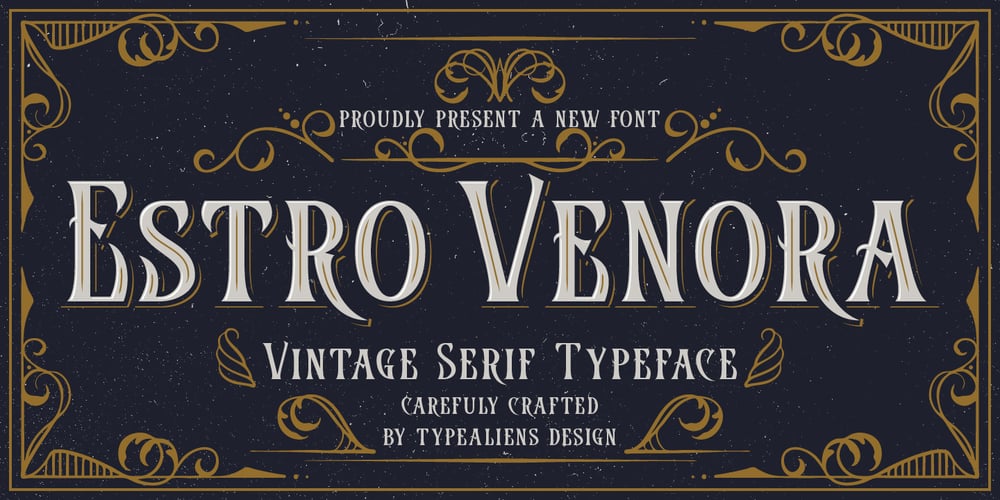 Estro Venora font