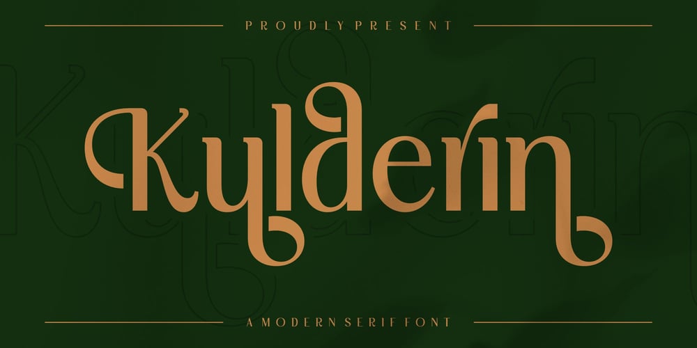 Kulderin font