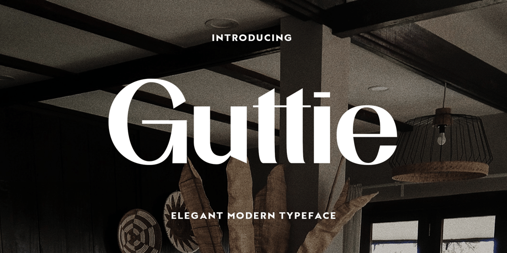 Guttie font