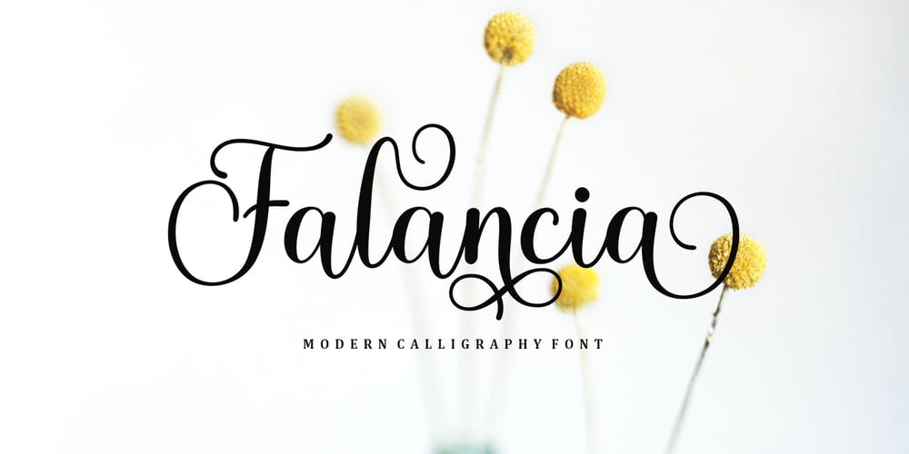 Falansia font