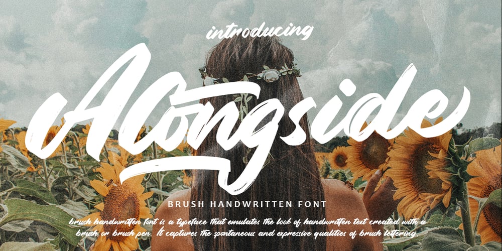 Alongside font