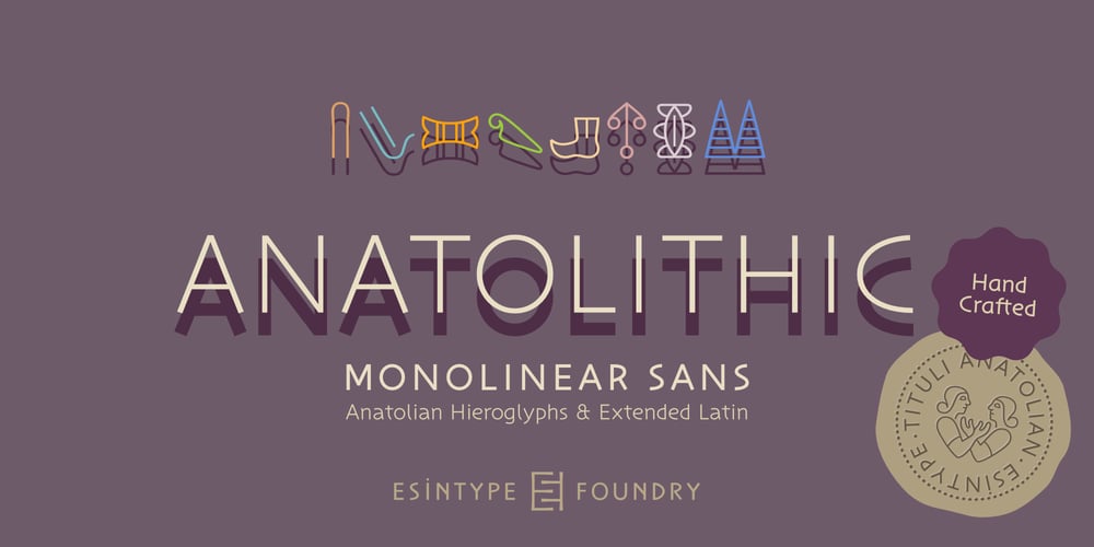 Anatolithic font