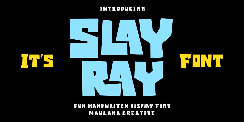 Slayray font