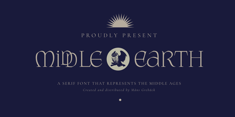 Middle Earth font