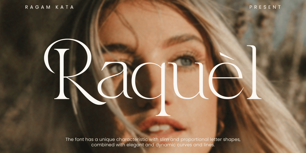 Raquel font