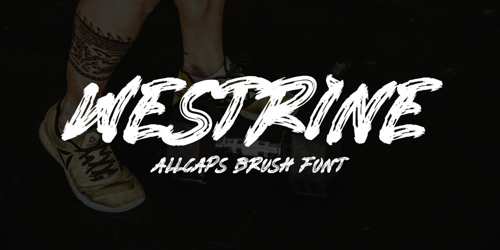 Westrine font