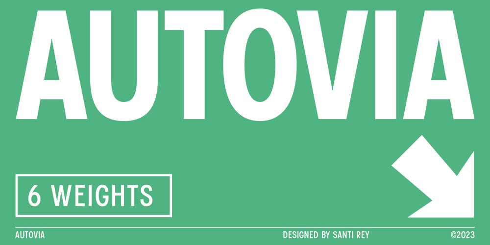Autovia font