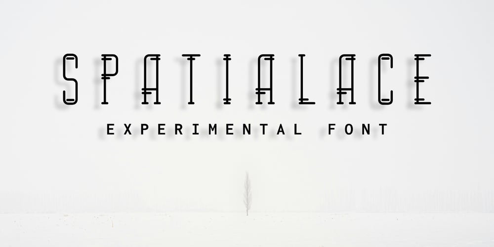 Spatialace font