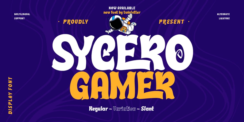 Sycero Gamer font
