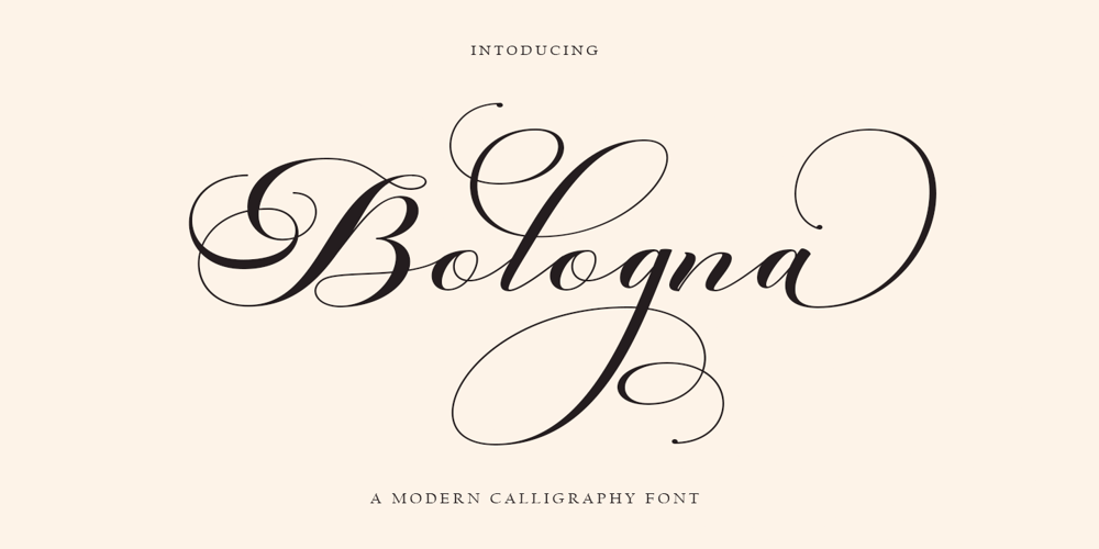 Bologna Script font