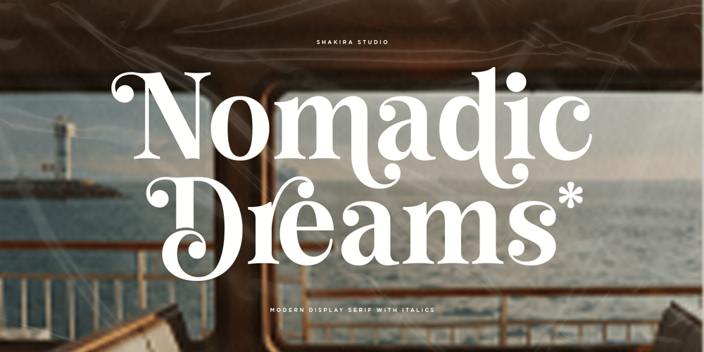 Nomadic Dreams font