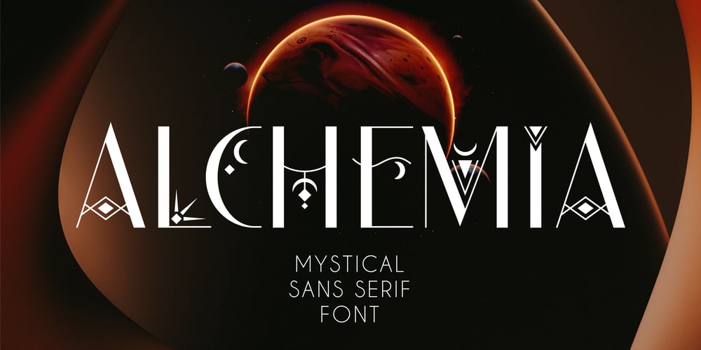 Alchemia Decorative font