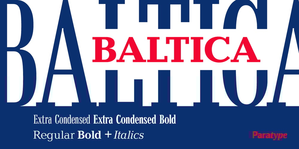 Baltica font