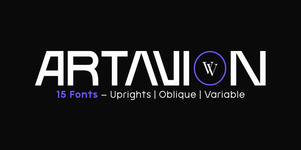 Artavion font