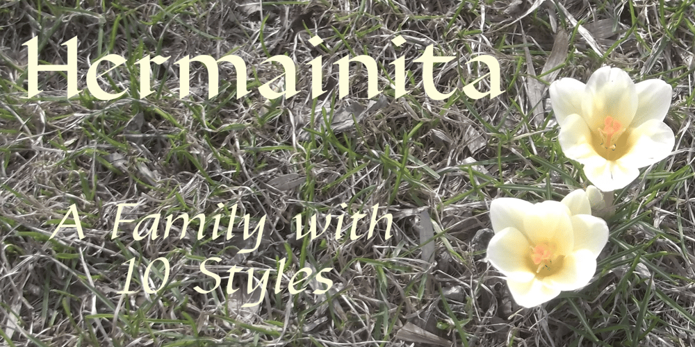Hermainita font