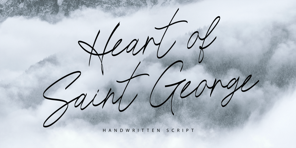 Heart of Saint George font