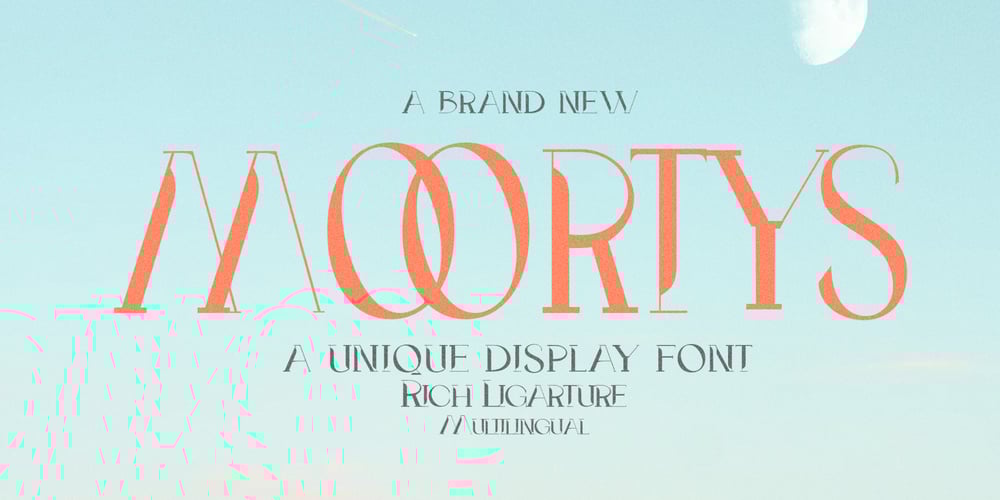 Moortys font