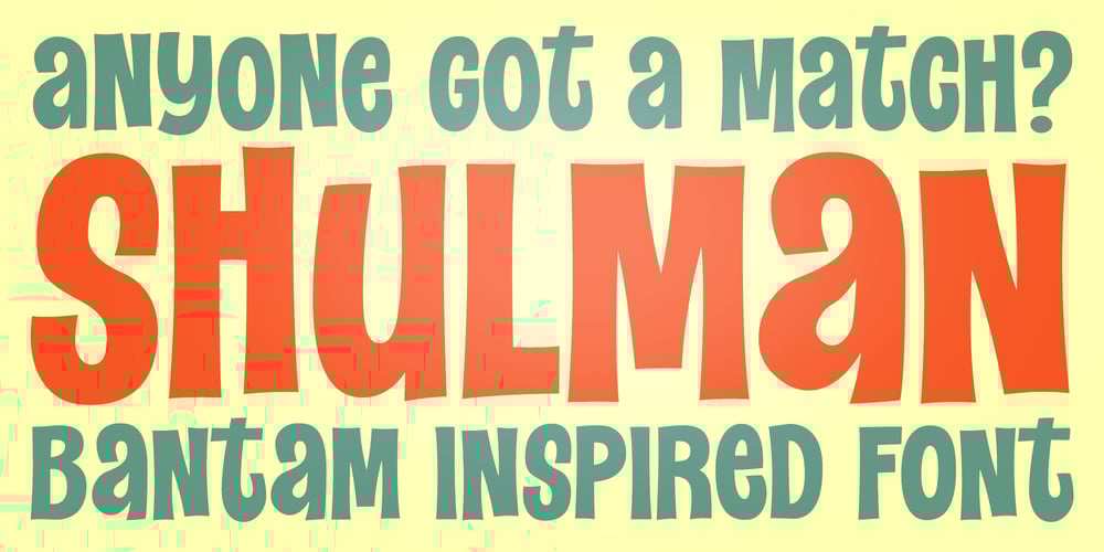 Shulman PB font