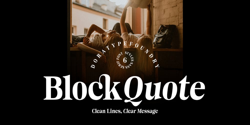 Block Quote font