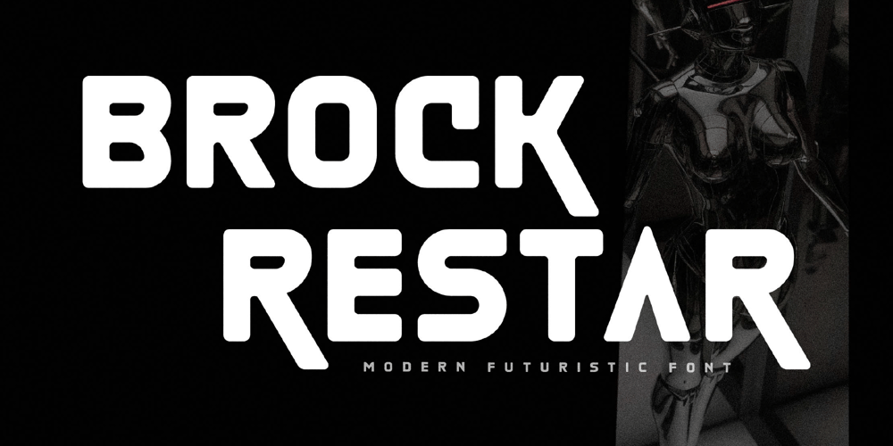 Brock Restar font