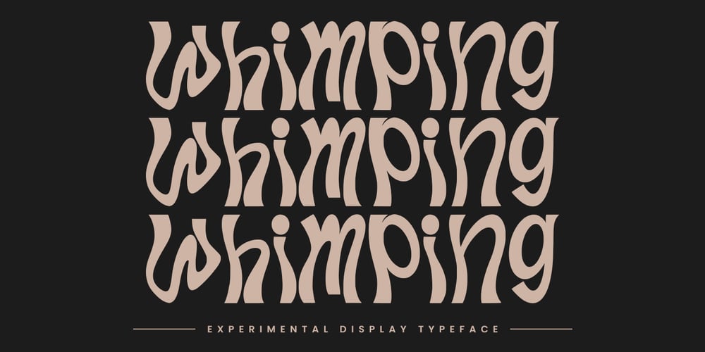 Whimping font