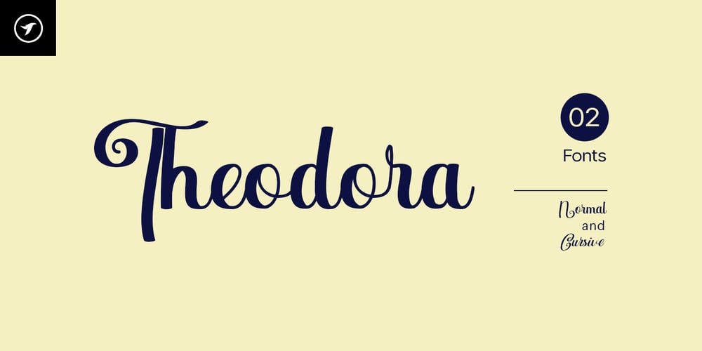 Theodora font