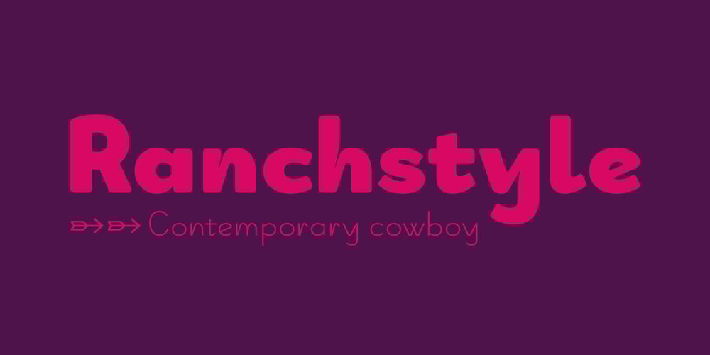 Ranchstyle font