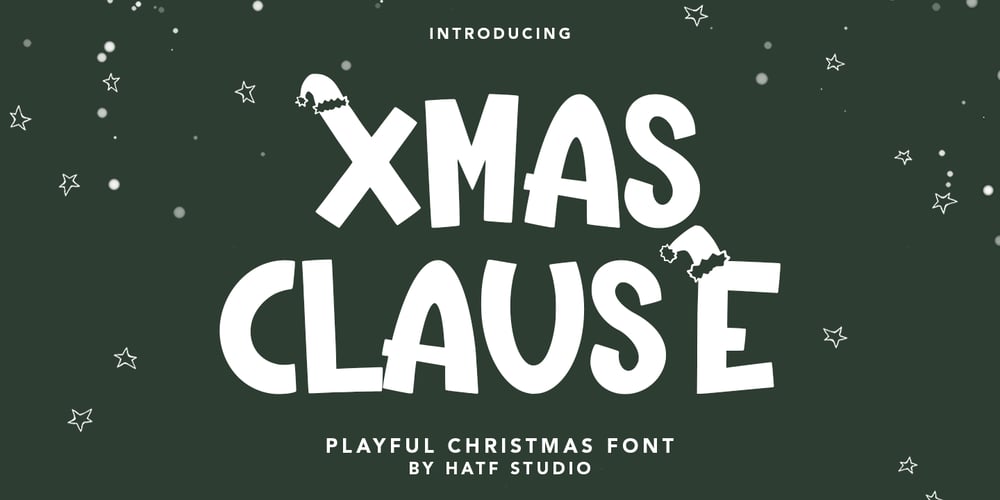 Xmas Clause font