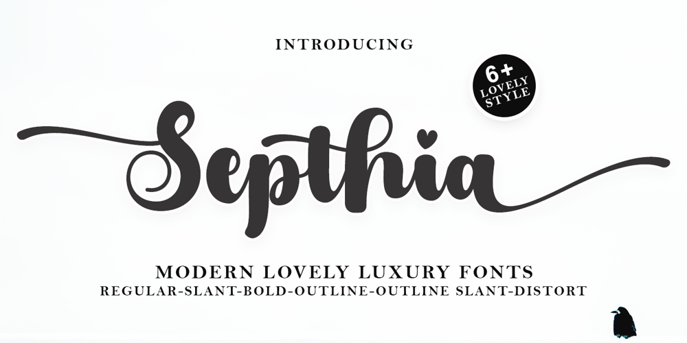 Septhia font