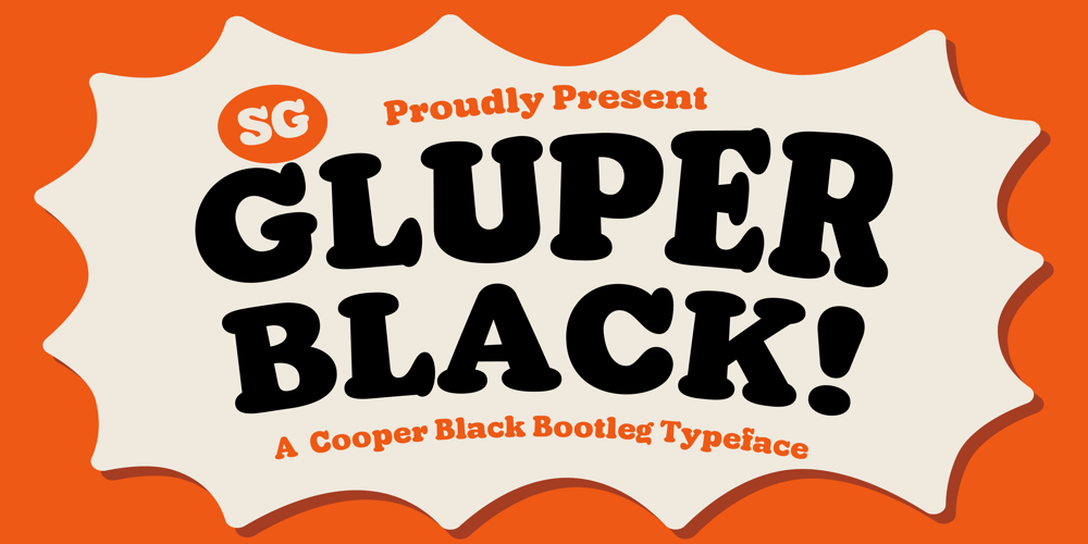 SG Gluper font