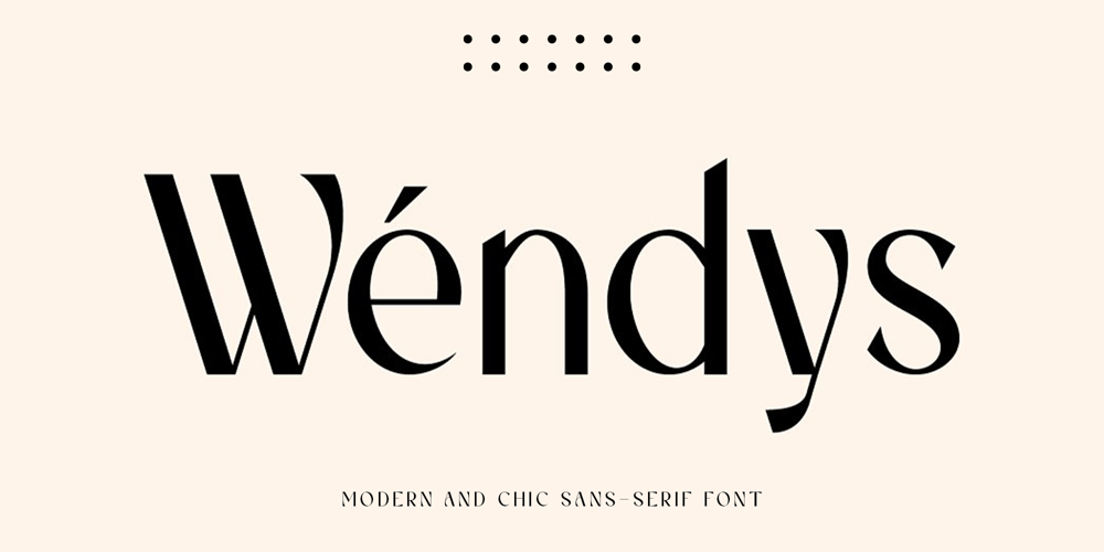 Wendys font