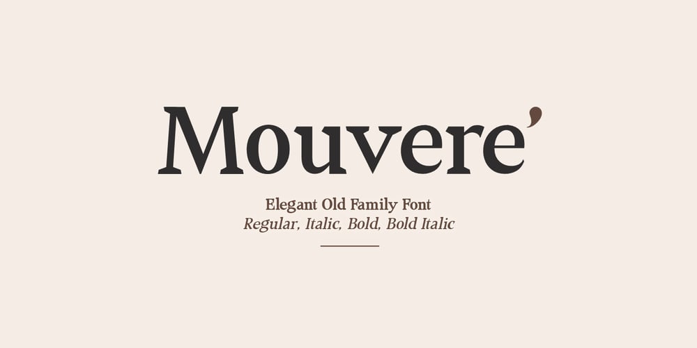 Mouvere font
