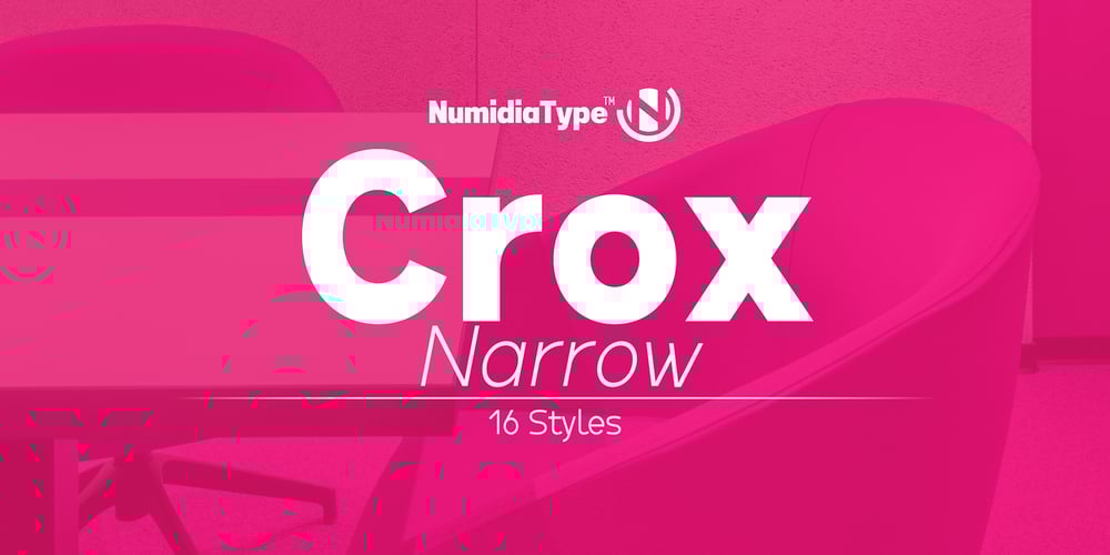 Crox Narrow font
