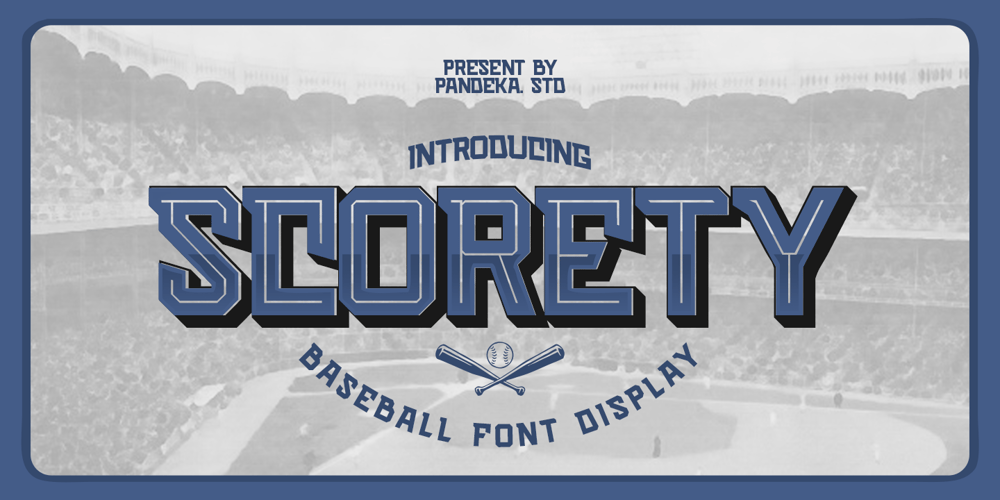 Scorety font