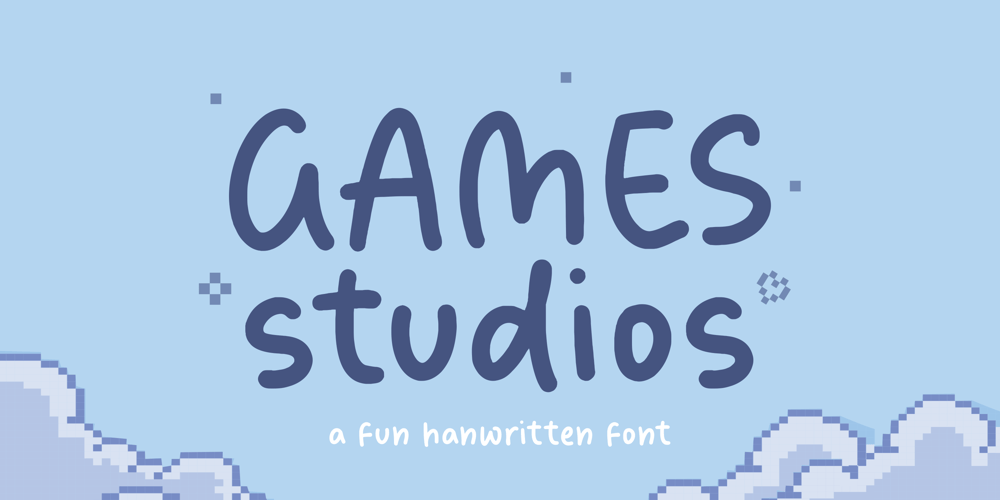 Games Studios font