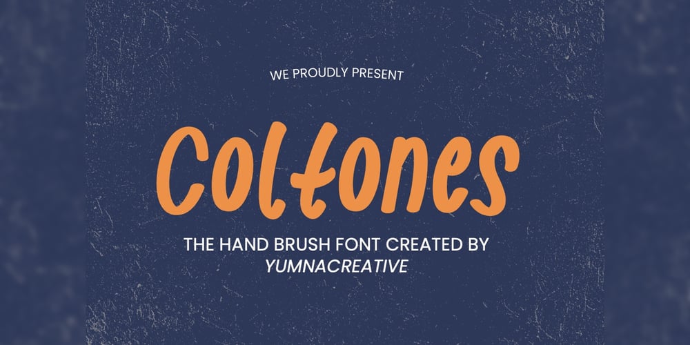 Coltones font