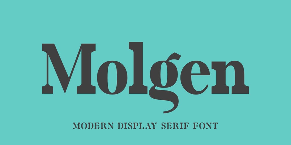 Molgen font