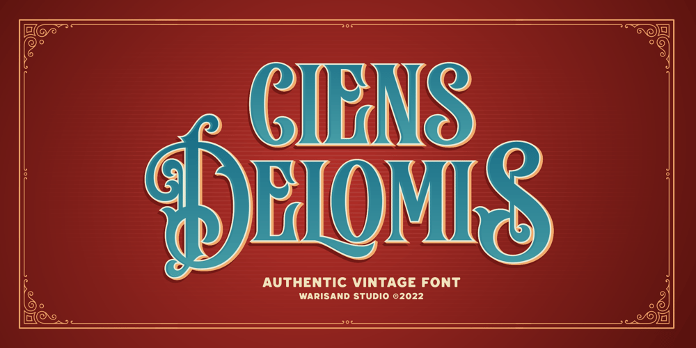 Ciens Delomis font