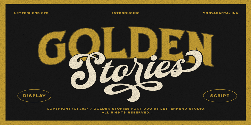 Golden Stories font