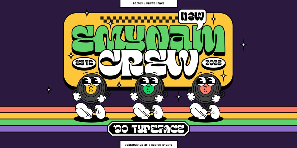 Emynam Crew font