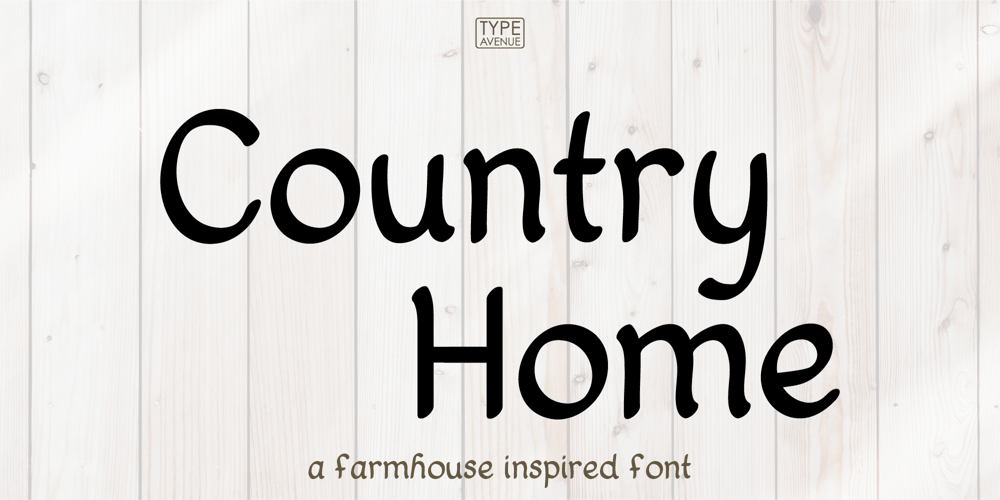 Country Home font