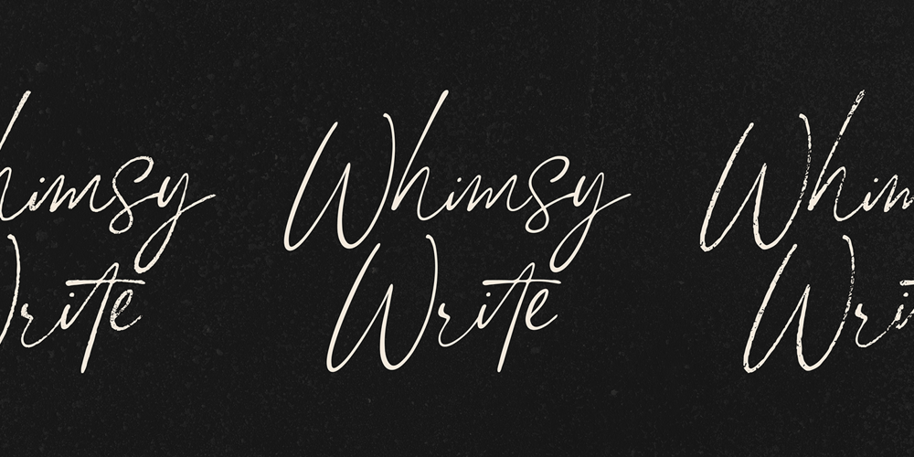 Whimsy Write font